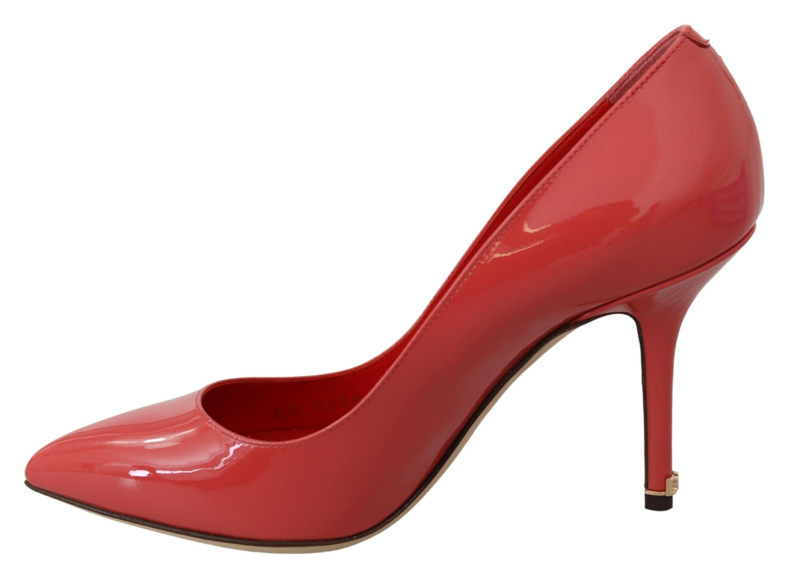 Dolce & Gabbana Dark Pink Patent Leather Heels Pumps -   -  Dolce & Gabbana.