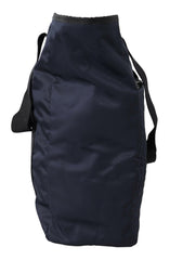 Versace Elegant Blue Nylon Tote Bag -  Tote Bag for Men -  Versace.