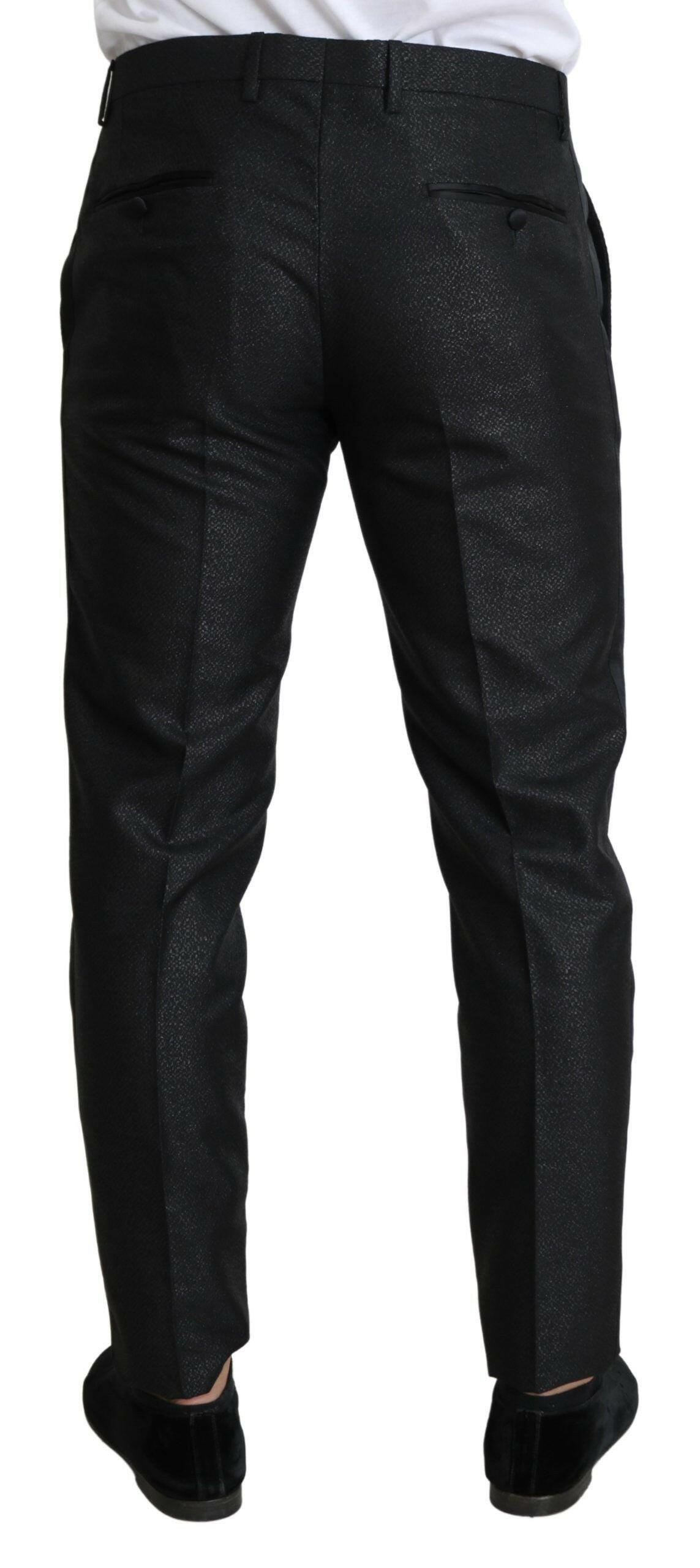 Dolce & Gabbana Black Metallic Skinny Trouser Dress -   -  Dolce & Gabbana.