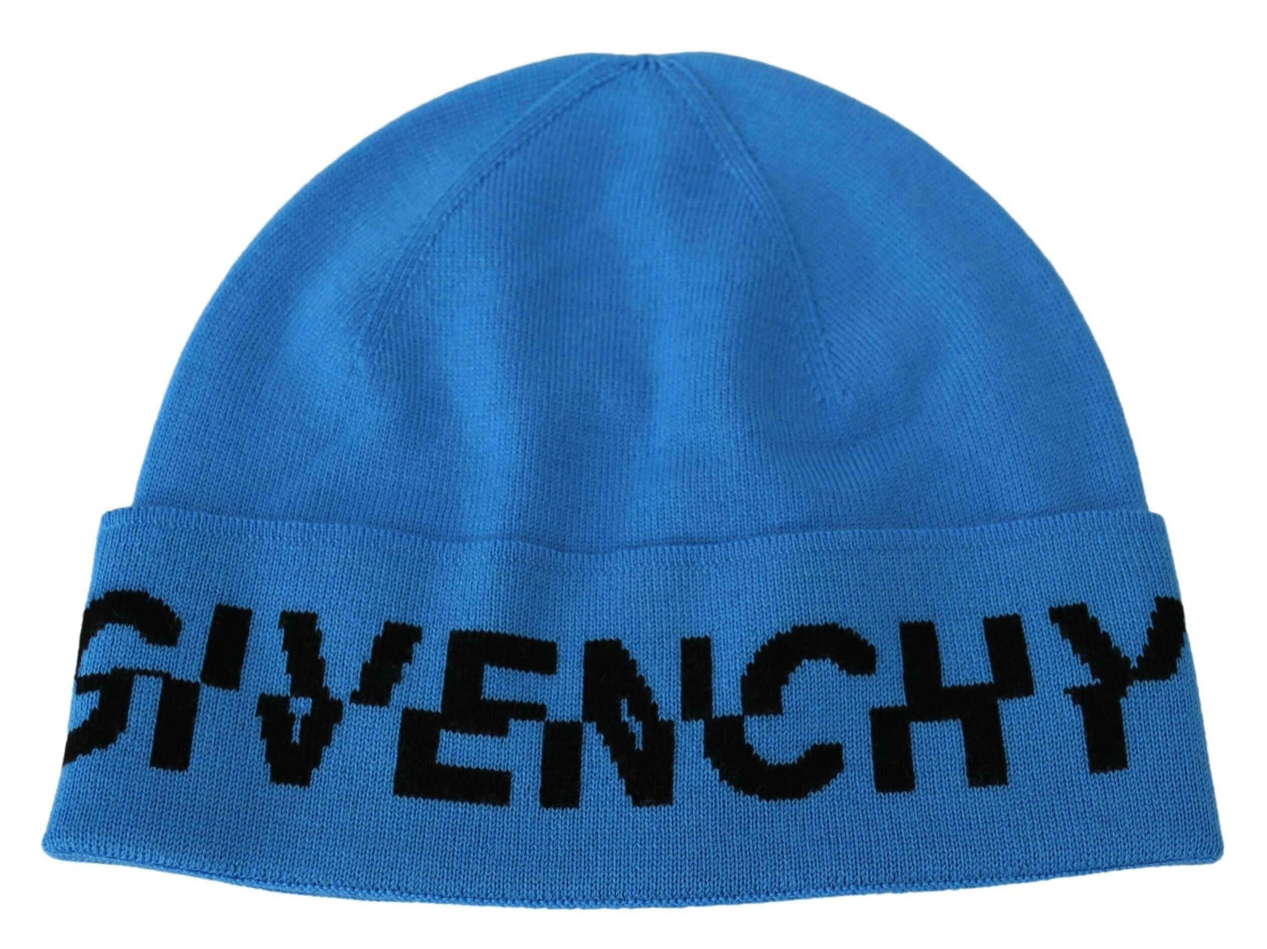 Givenchy Blue Wool Unisex Winter Warm Beanie Hat -   -  Givenchy.