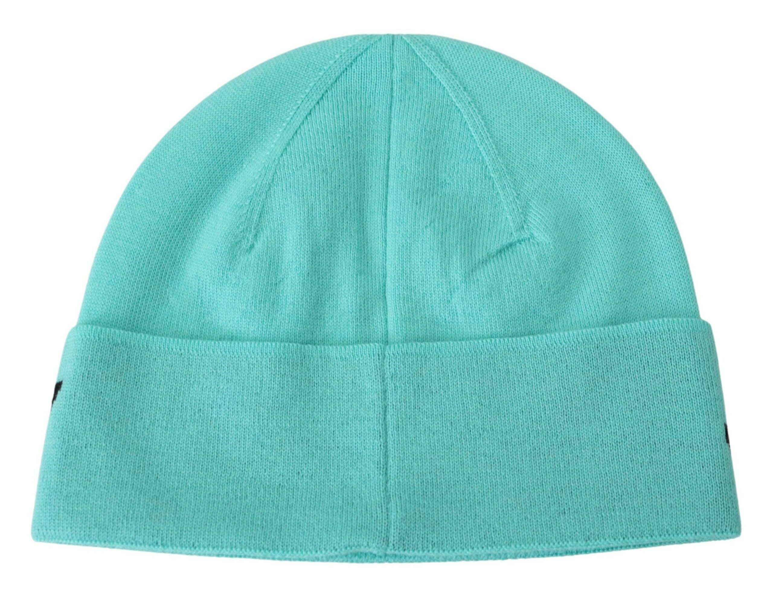 Givenchy Green Wool Beanie Unisex Logo Hat -   -  Givenchy.