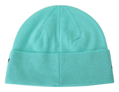 Givenchy Green Wool Beanie Unisex Logo Hat -   -  Givenchy.