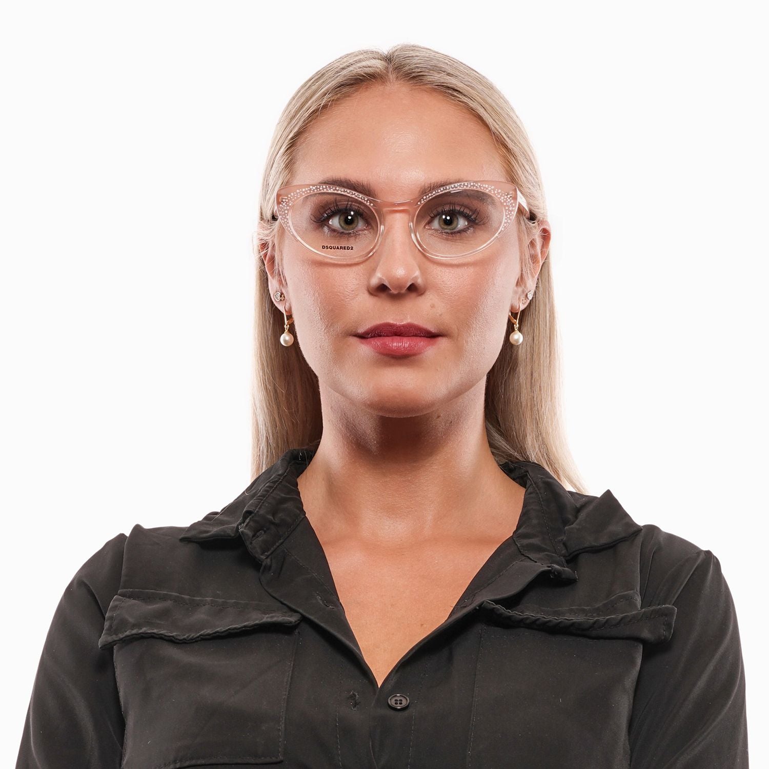 Dsquared² Chic Rose-Tinted Designer Eyewear -   -  Dsquared².