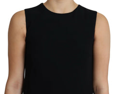 Dolce & Gabbana Black Viscose Stretch A-line Shift Mini Dress -   -  Dolce & Gabbana.