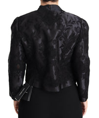 Dolce & Gabbana Black Lace Sheer Corset Organza Silk Jacket -   -  Dolce & Gabbana.