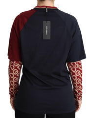 Dolce & Gabbana Multicolor Royals Crewneck Pullover Sweater -   -  Dolce & Gabbana.