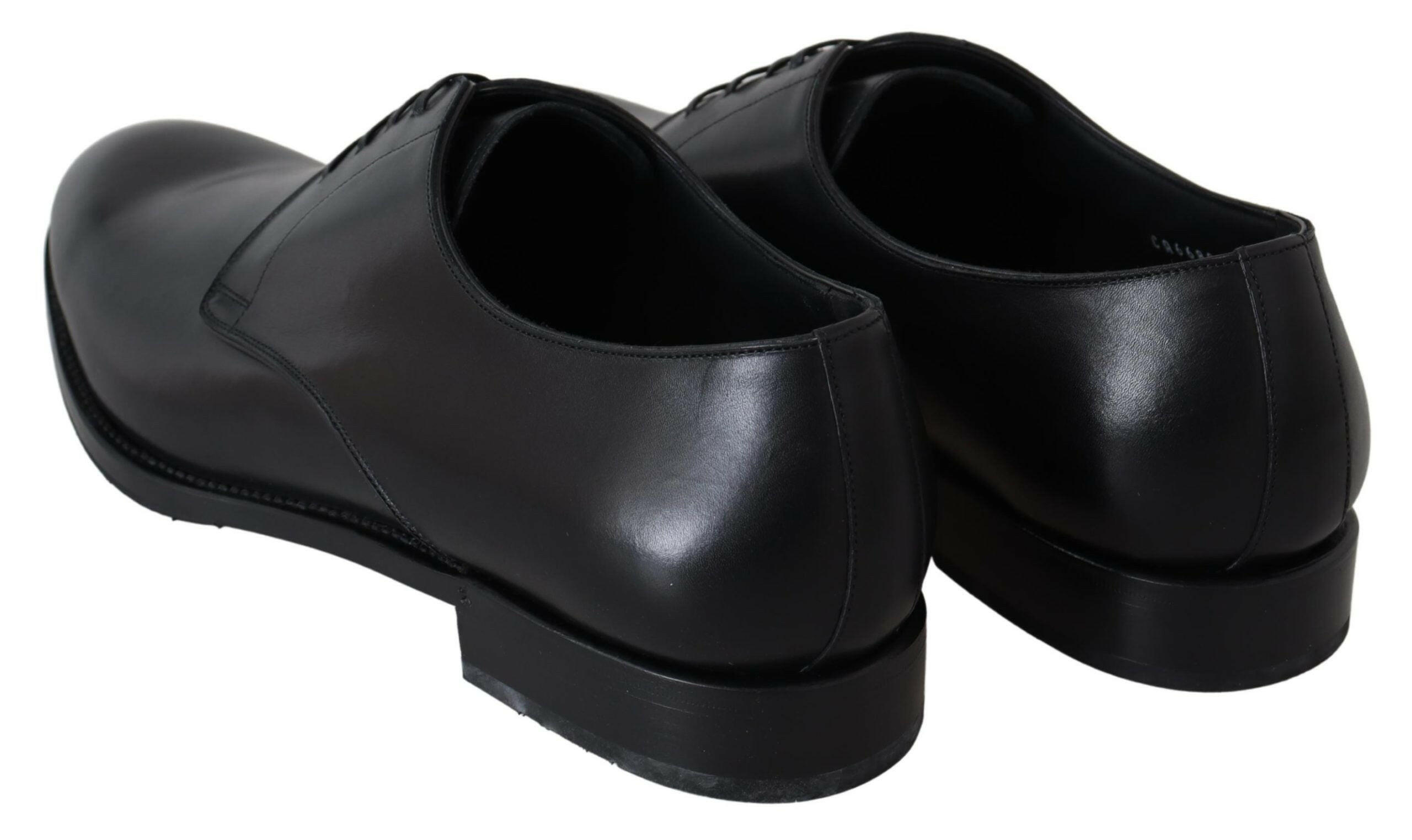 Dolce & Gabbana Black Leather SARTORIA Hand Made Shoes -   -  Dolce & Gabbana.