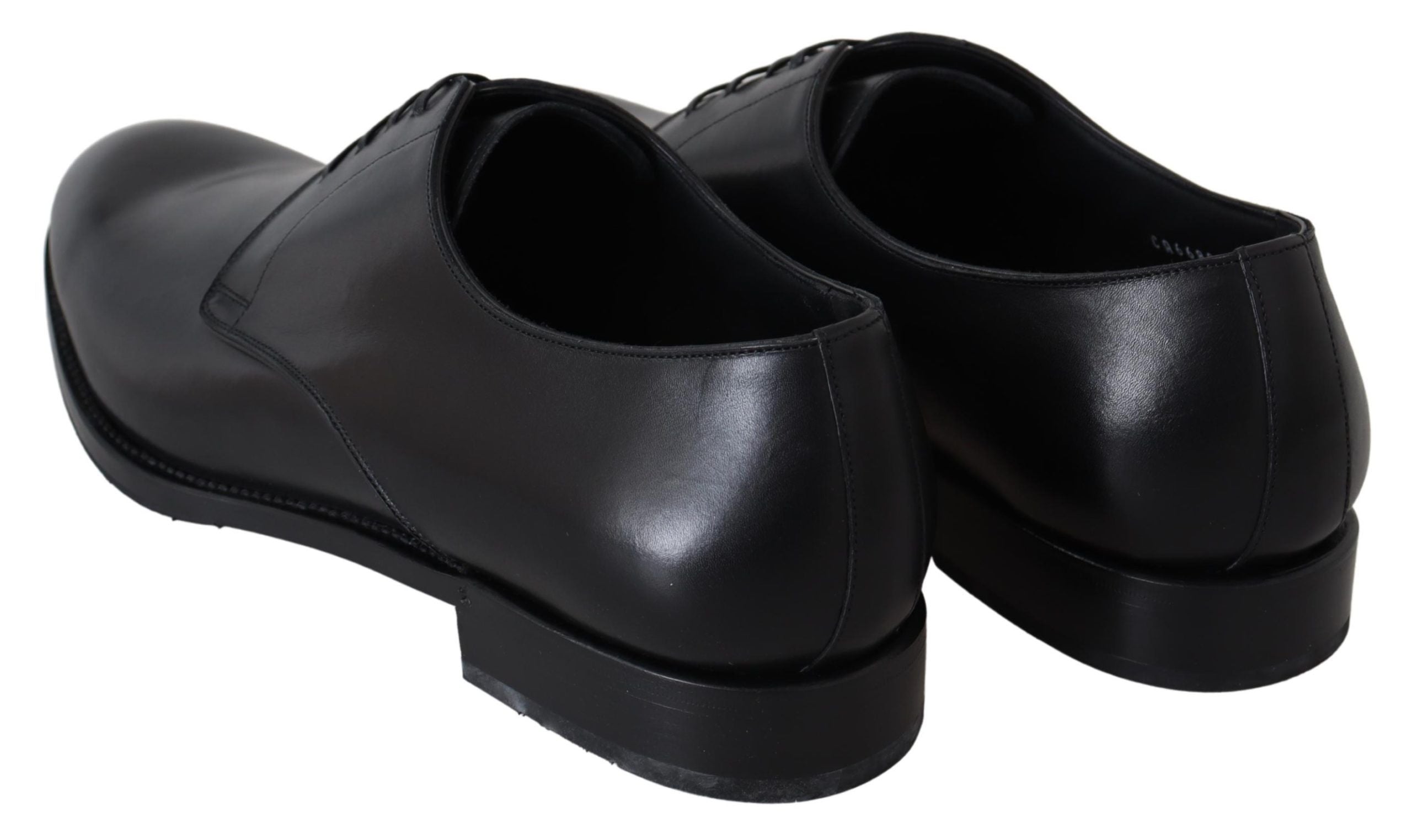 Dolce & Gabbana Black Leather SARTORIA Hand Made Shoes -   -  Dolce & Gabbana.