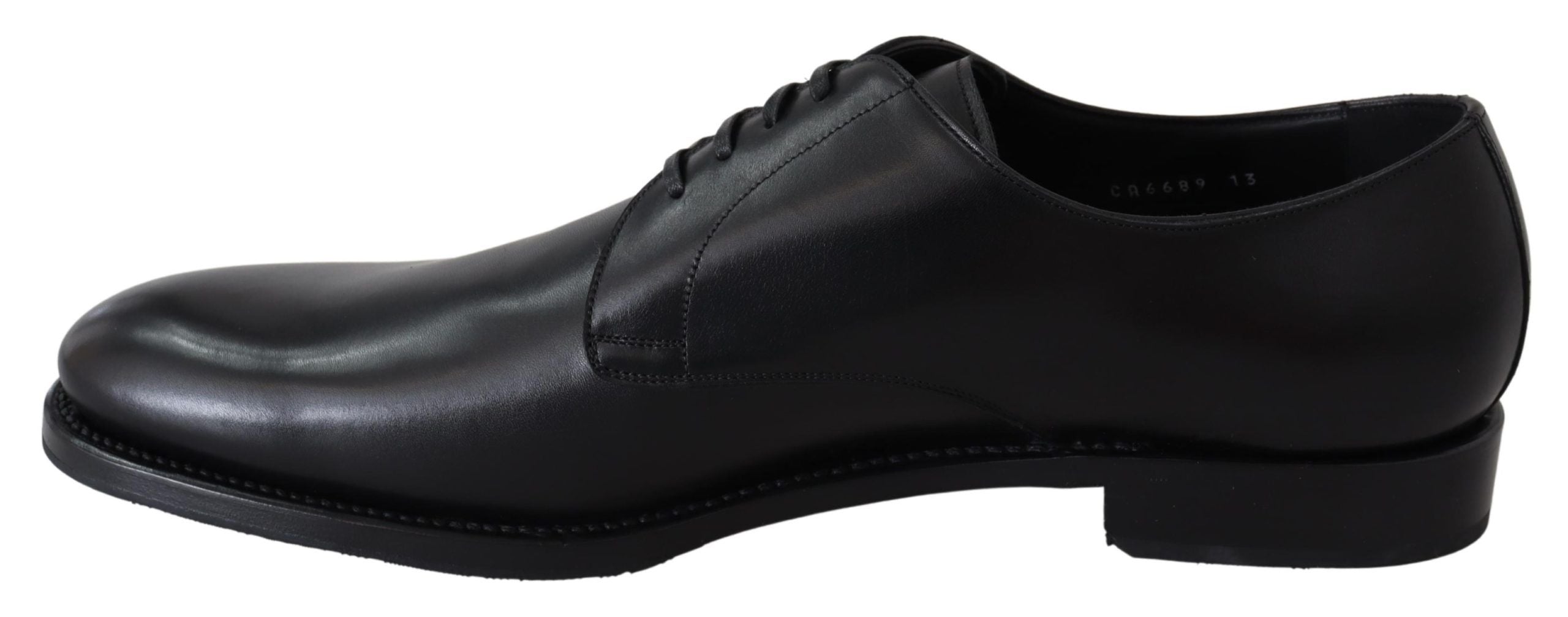 Dolce & Gabbana Black Leather SARTORIA Hand Made Shoes -   -  Dolce & Gabbana.