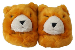Dolce & Gabbana Yellow LION Flats Slippers Sandals Shoes -   -  Dolce & Gabbana.