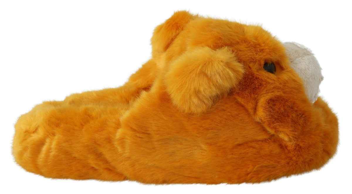 Dolce & Gabbana Yellow LION Flats Slippers Sandals Shoes -   -  Dolce & Gabbana.