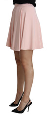 Dolce & Gabbana Pink Tuck Pleat Flare A-line Mini Rayon -   -  Dolce & Gabbana.