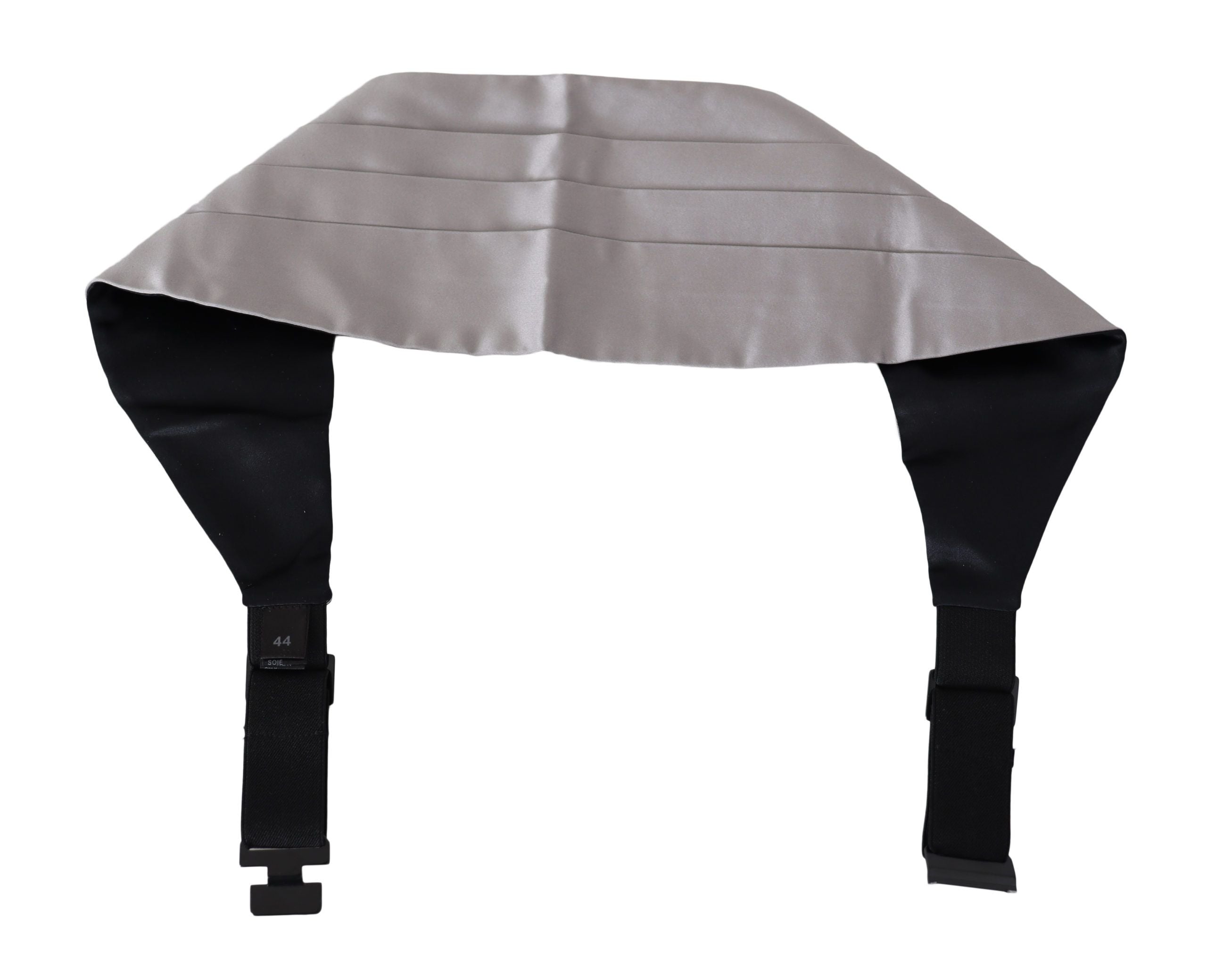 Dolce & Gabbana Gray Men Waist Belt 100% Silk Cummerbund -  Men´s Cummerbund -  Dolce & Gabbana.