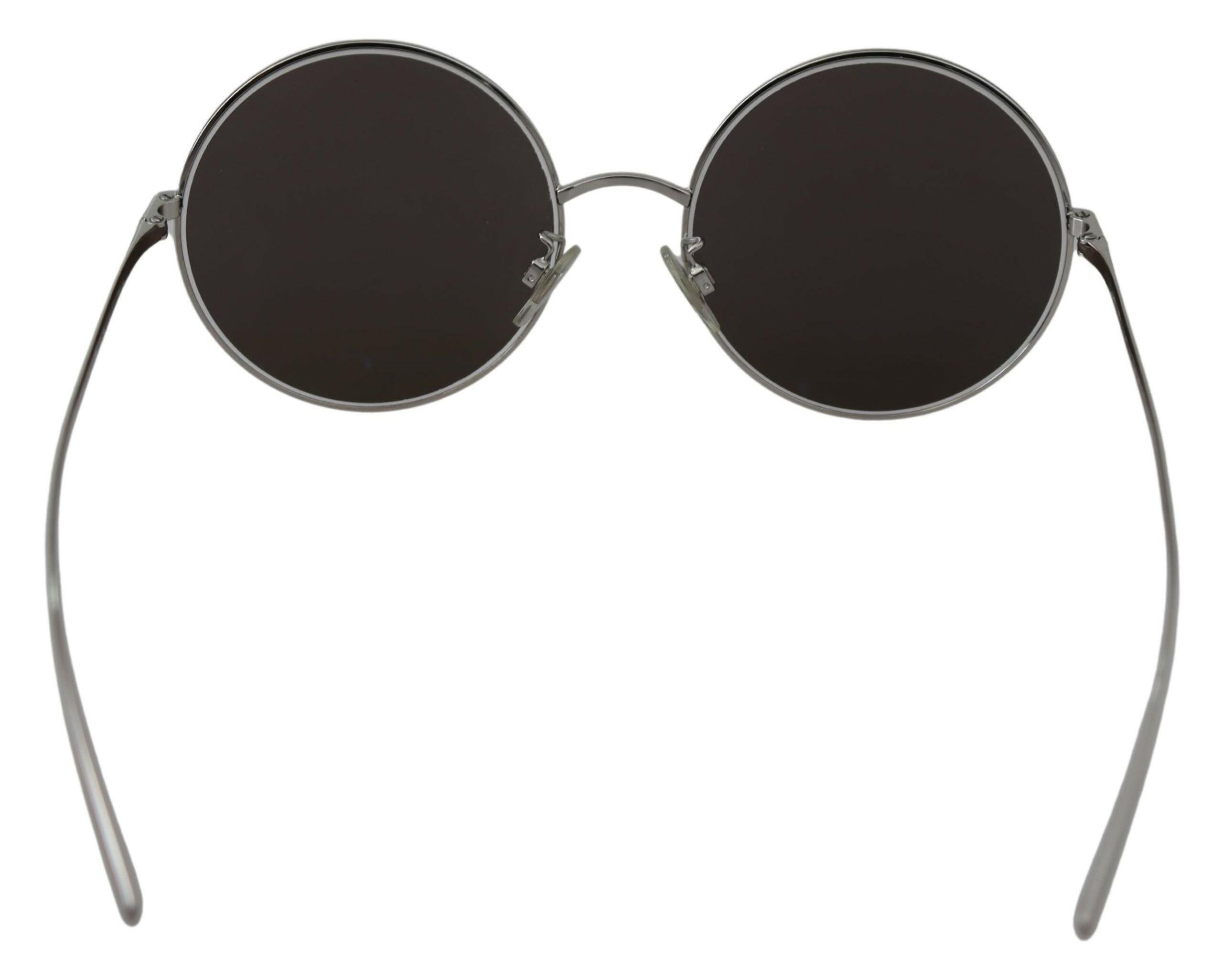 Dolce & Gabbana Silver Plated Round Gray Le nses Women Sunglasses -  Jewellery, Women -  Dolce & Gabbana.