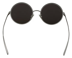 Dolce & Gabbana Silver Plated Round Gray Le nses Women Sunglasses -  Jewellery, Women -  Dolce & Gabbana.