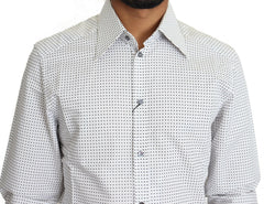 Dolce & Gabbana Black White Polka Dots Dress Shirt -   -  Dolce & Gabbana.