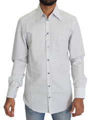 Dolce & Gabbana Black White Polka Dots Dress Shirt -   -  Dolce & Gabbana.