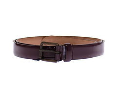 Dolce & Gabbana Purple Leather Logo Cintura Gürtel Belt -   -  Dolce & Gabbana.