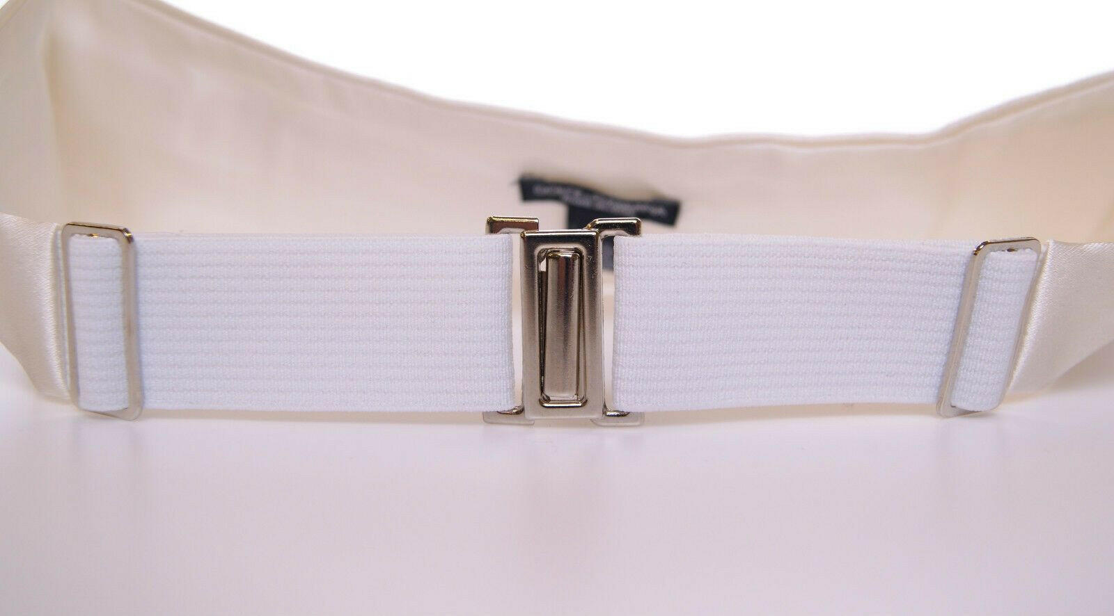 Dolce & Gabbana White Waist Tuxedo Smoking Belt Cummerbund -  Men´s Cummerbund -  Dolce & Gabbana.