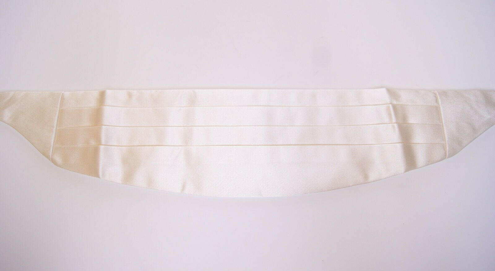 Dolce & Gabbana White Waist Tuxedo Smoking Belt Cummerbund -  Men´s Cummerbund -  Dolce & Gabbana.
