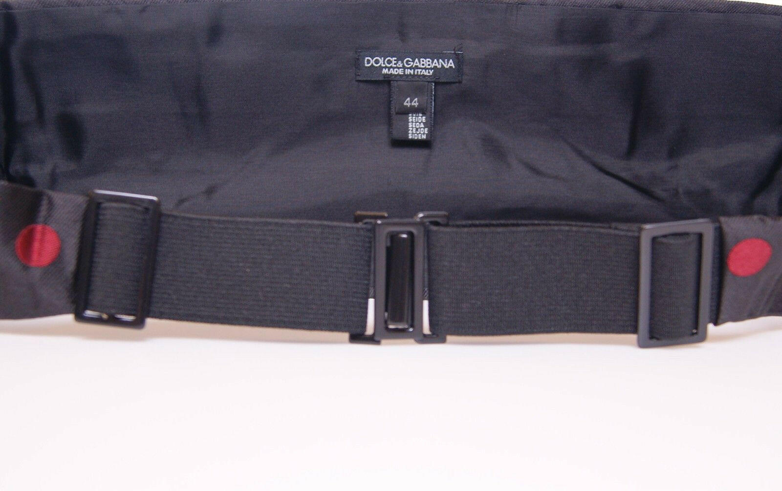 Dolce & Gabbana Black Waist Smoking Tuxedo Cummerbund Belt -  Men´s Cummerbund -  Dolce & Gabbana.