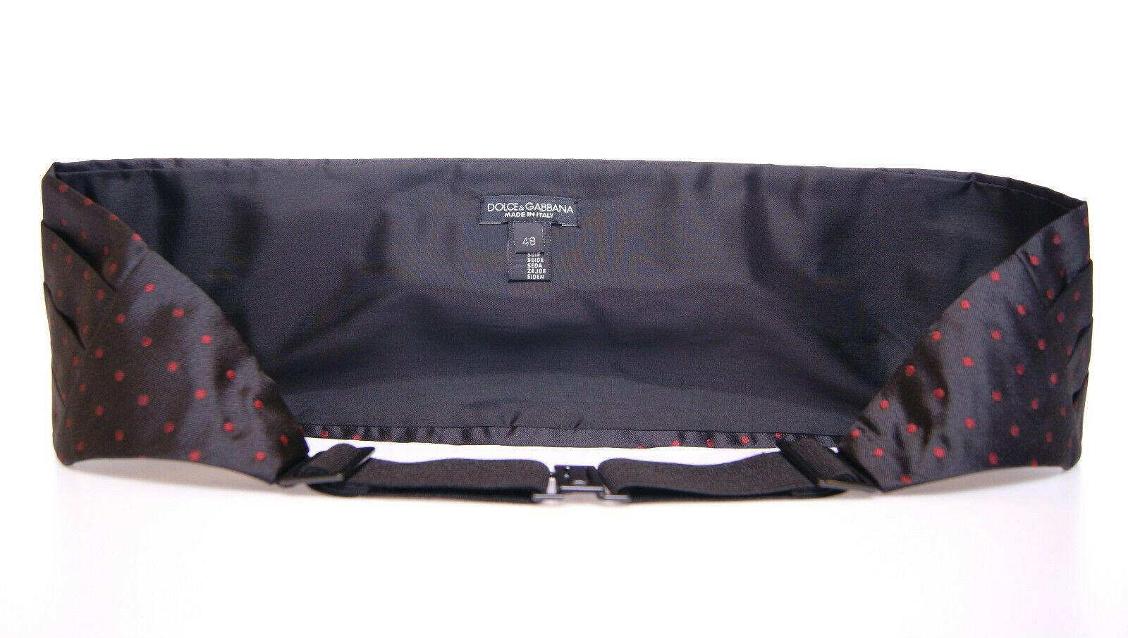 Dolce & Gabbana Black Waist Tuxedo Smoking Belt Cummerbund -  Men´s Cummerbund -  Dolce & Gabbana.