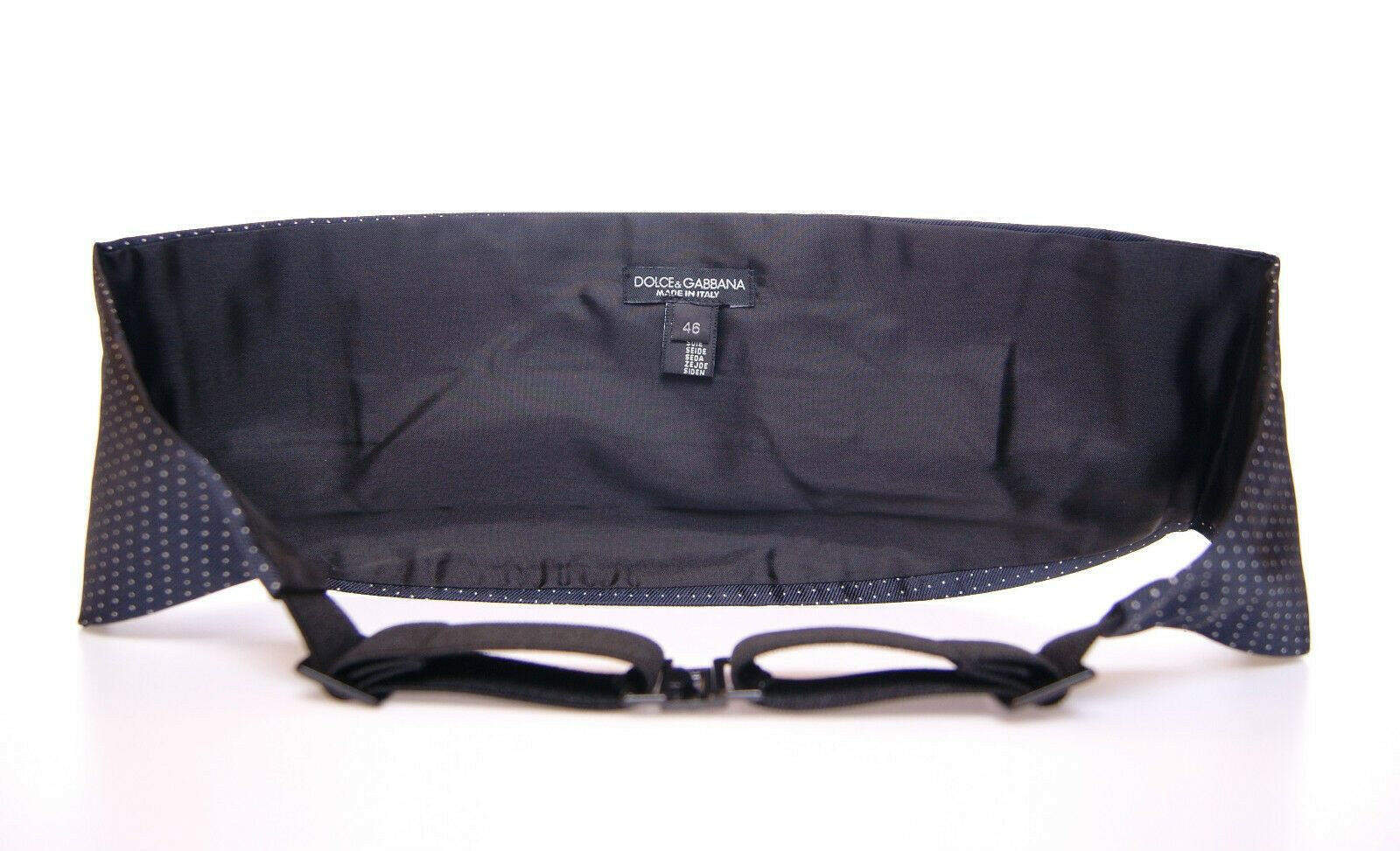 Dolce & Gabbana Blue Waist Smoking Tuxedo Cummerbund Belt -  Men´s Cummerbund -  Dolce & Gabbana.