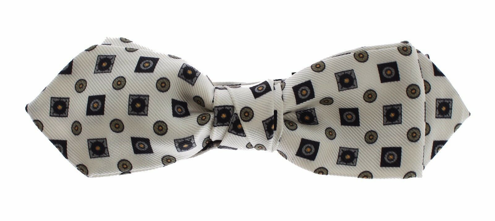 Dolce & Gabbana White Silk Bowtie Leather Men Belt Gift Box -  Neckties, Men -  Dolce & Gabbana.