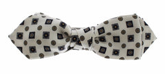 Dolce & Gabbana White Silk Bowtie Leather Men Belt Gift Box -  Neckties, Men -  Dolce & Gabbana.