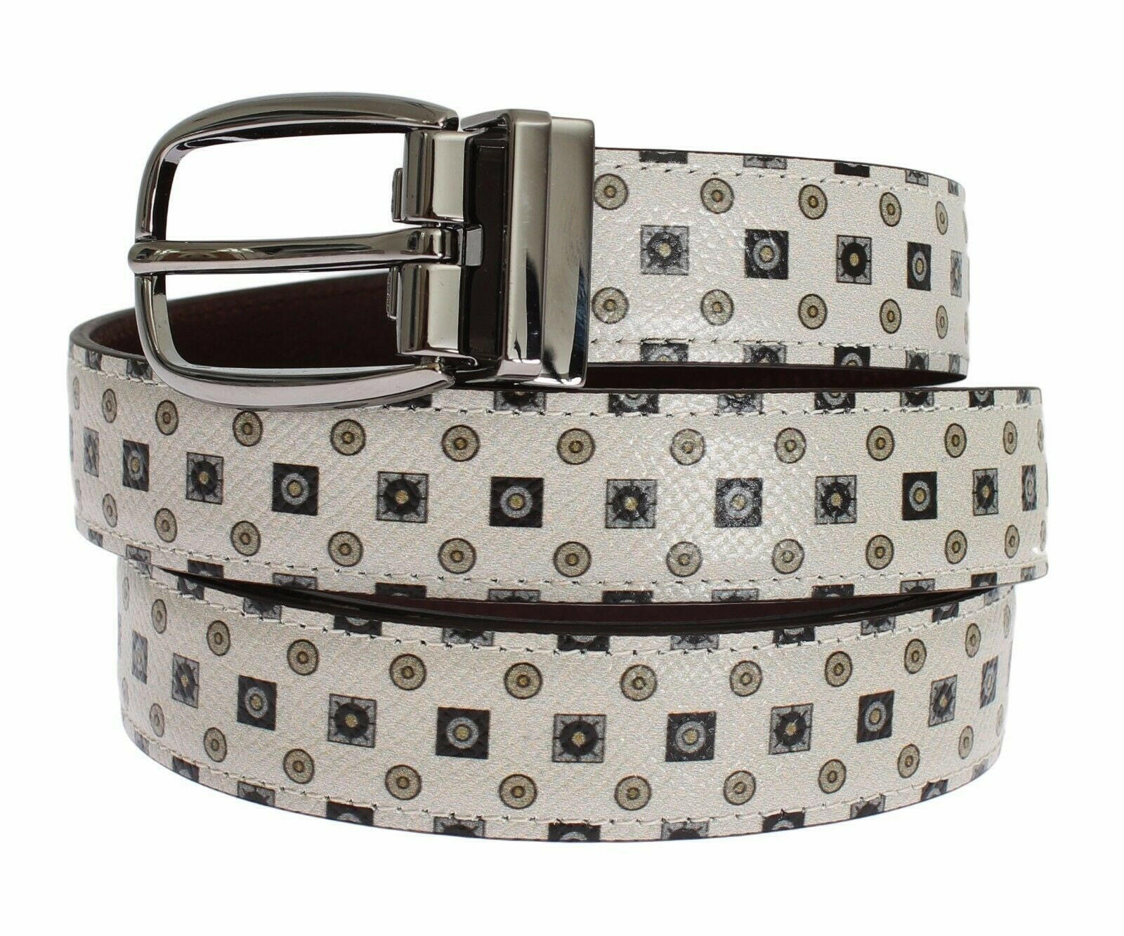 Dolce & Gabbana White Silk Bowtie Leather Men Belt Gift Box -  Neckties, Men -  Dolce & Gabbana.