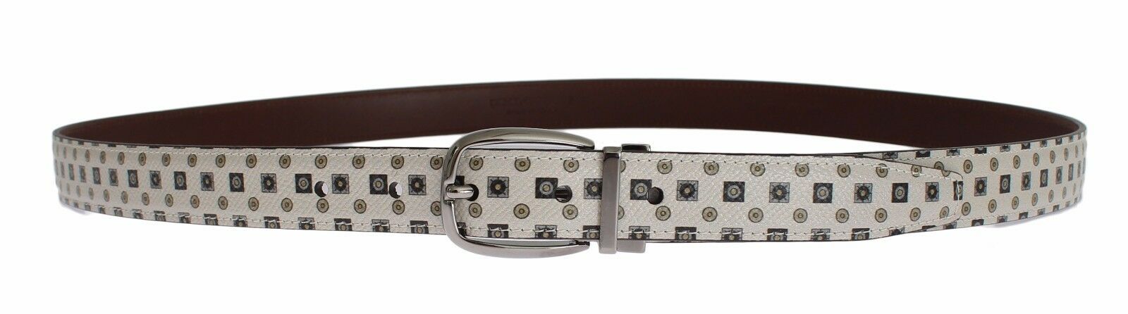 Dolce & Gabbana White Silk Bowtie Leather Men Belt Gift Box -  Neckties, Men -  Dolce & Gabbana.