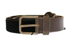 Dolce & Gabbana Brown Leather Logo Cintura Gürtel Belt -   -  Dolce & Gabbana.
