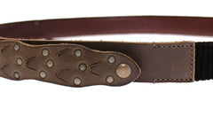 Dolce & Gabbana Brown Leather Logo Cintura Gürtel Belt -   -  Dolce & Gabbana.
