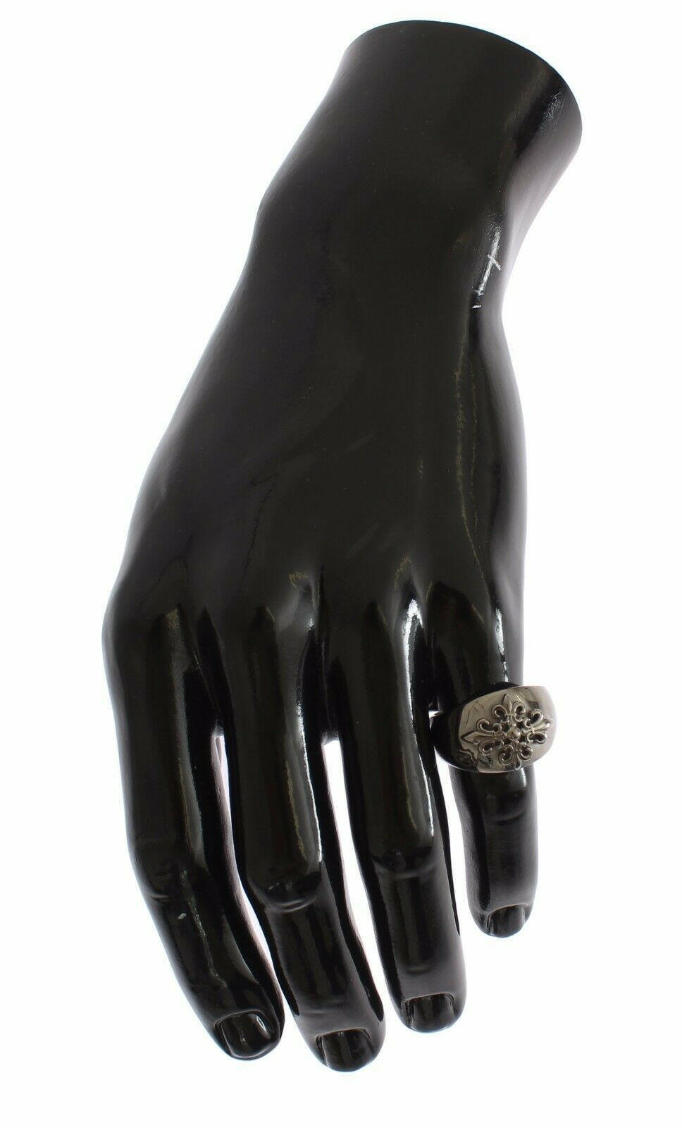 Nialaya Silver 925 Sterling Authentic  Crest Ring -   -  Nialaya.