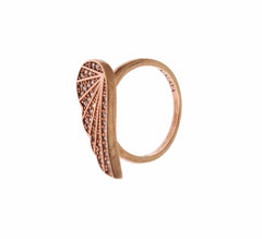 Nialaya Pink Gold 925 Silver Womens Clear CZ Ring -   -  Nialaya.