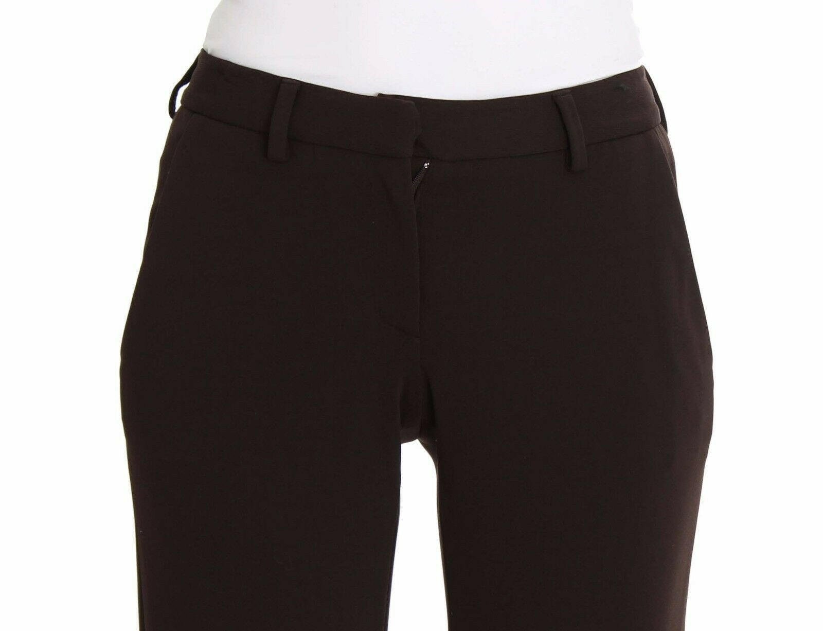 Ermanno Scervino Brown Stretch Casual Trousers Pants -   -  Ermanno Scervino.