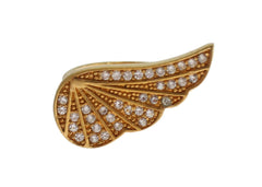 Nialaya Womens Clear CZ Gold 925 Silver Authentic Ring -   -  Nialaya.