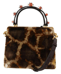 Dolce & Gabbana Brown Giraffe Crossbody Purse Borse WELCOME Purse -   -  Dolce & Gabbana.