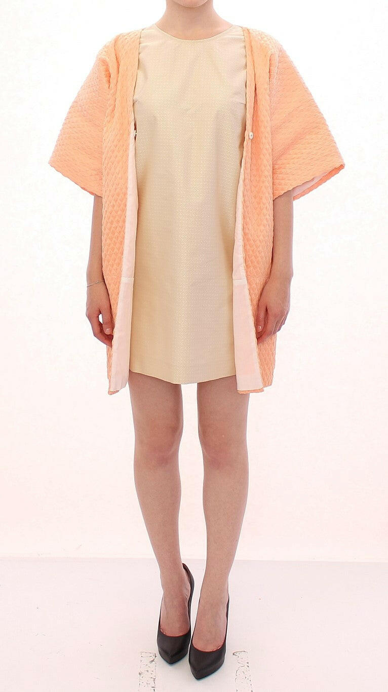 Andrea Incontri Pink Short Sleeves Jacket Coat -   -  Andrea Incontri.
