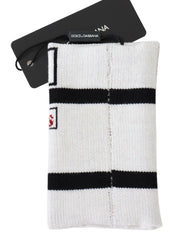 Dolce & Gabbana Multicolor Wool Knit D&G Love Wristband Wrap -   -  Dolce & Gabbana.