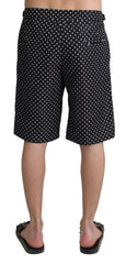 Dolce & Gabbana Black Polka Dots Beachwear Shorts Swimwear -   -  Dolce & Gabbana.