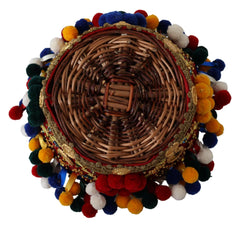 Dolce & Gabbana Multicolor Cotton Embellished Agnese Basket Tote Bag -  Luxury Shopper Bag for Women -  Dolce & Gabbana.