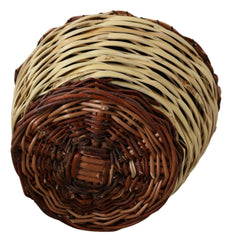 Dolce & Gabbana Beige Wood Wicker Rattan Basket Tote Bag -  Luxury Shopper Bag for Women -  Dolce & Gabbana.