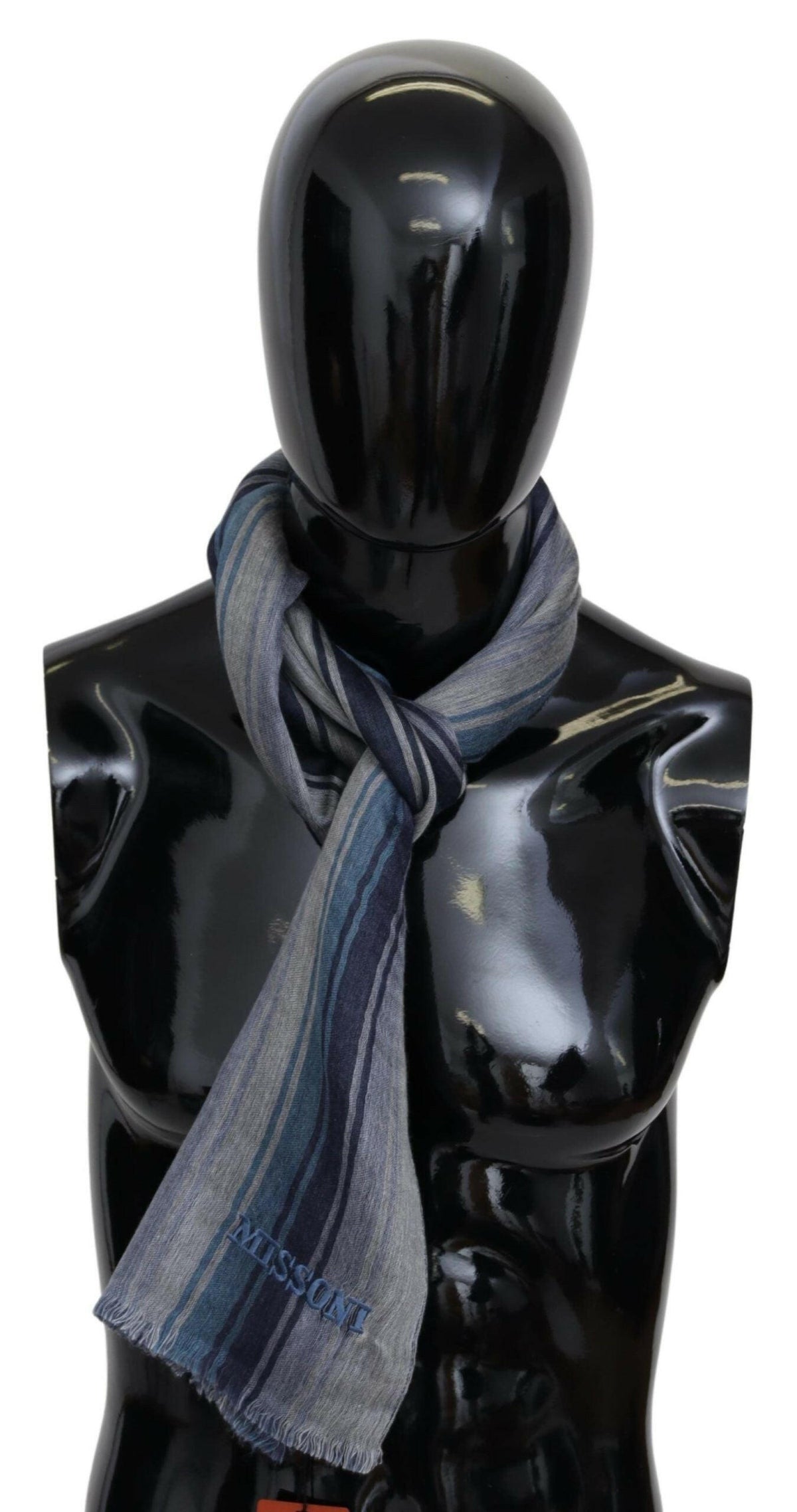 Missoni Multicolor Wool Striped Unisex Neck Wrap Shawl -   -  Missoni.