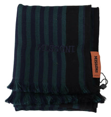 Missoni Multicolor Striped Wool Unisex Neck Wrap Shawl -   -  Missoni.