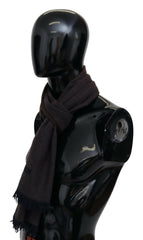 Missoni Brown 100% Cashmere Unisex Neck Wrap Fringes Scarf -   -  Missoni.