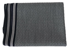Missoni Gray Stripes Pattern 100% Wool Unisex Neck Wrap Scarf -   -  Missoni.