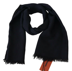 Missoni Black 100% Wool Knit Unisex Neck Wrap Shawl Scarf -   -  Missoni.