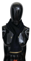 Missoni Black 100% Wool Unisex Neck Wrap Fringes Scarf -   -  Missoni.