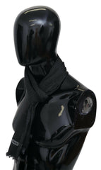 Missoni Black Wool Knit Unisex Neck Wrap Scarf -   -  Missoni.